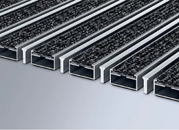 安高鋁合金門廳地墊 522RK(條紋毯面+刮條）